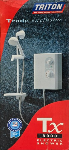 Triton tx8000 electric shower - triton,