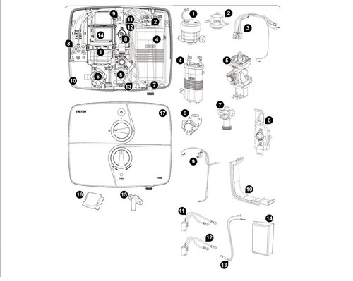 Triton t90sr electric shower - t90sr,